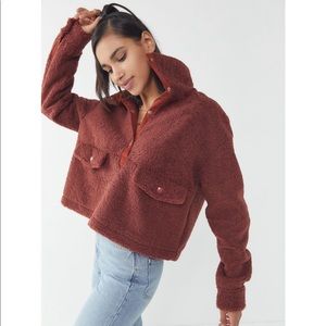 UO House of Sunny Teddy Pullover Jacket